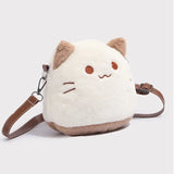 Adorable Fluffy Kitten Plush Purse – Kawaii Cat Crossbody Bag
