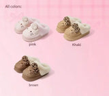 Cozy Hello Kitty Leopard Bow Slippers