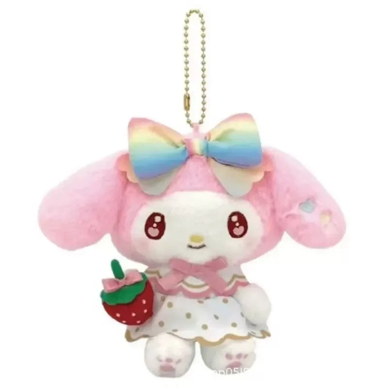 Kawaii Cartoon Bear Plush Keychain