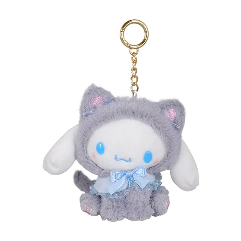 Kawaii Cartoon Bear Plush Keychain