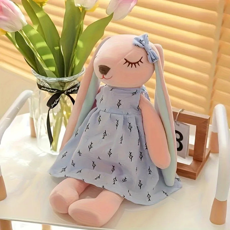 Sweet Floral Bunny Plushie