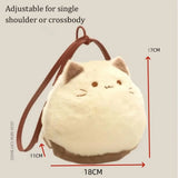 Adorable Fluffy Kitten Plush Purse – Kawaii Cat Crossbody Bag