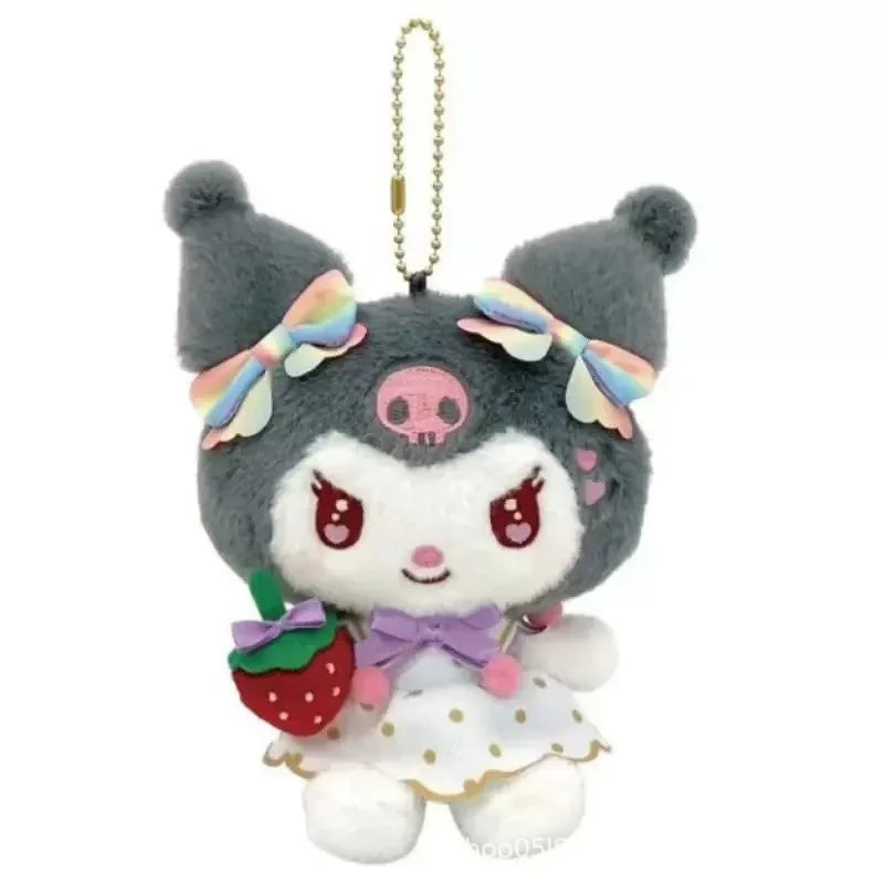 Kawaii Cartoon Bear Plush Keychain