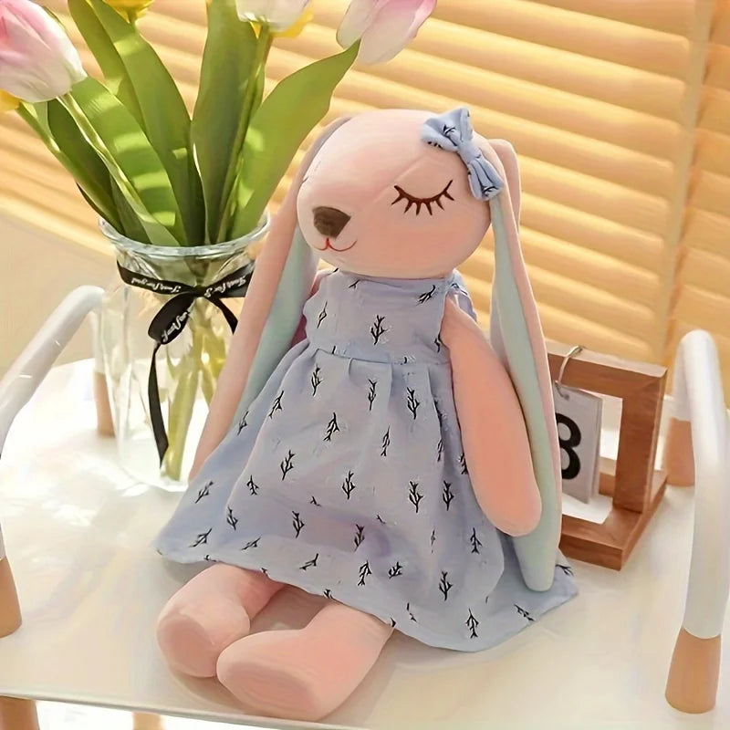 Sweet Floral Bunny Plushie