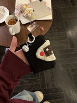 Cute Plush Rice Ball Canvas Wallet