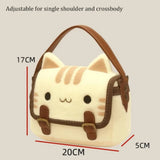Adorable Fluffy Kitten Plush Purse – Kawaii Cat Crossbody Bag