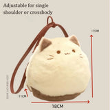 Adorable Fluffy Kitten Plush Purse – Kawaii Cat Crossbody Bag